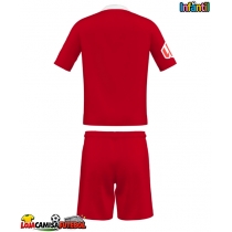 Camisa de Futebol Sevilla Equipamento Secundário Infantil 2025-26 Manga Curta (+ Calças curtas)